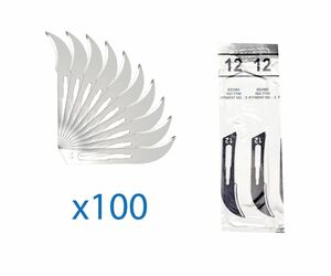 Wechselklingen, Skalpell, Skalpellklingen 100 St., Fig. 12