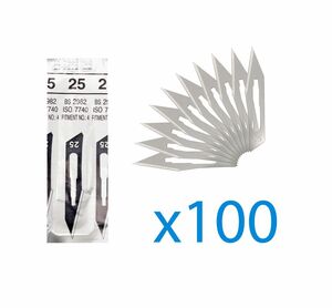 Einweg Skalpell Klingen Skalpellklingen Fig. 25, rund, 100 St�ck