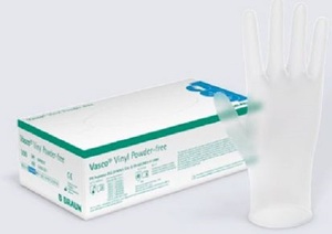 Vasco Einmalhandschuhe, Vinyl Handschuhe, puderfrei, unsteril 100 St�ck Gr. S
