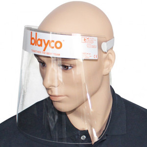 Gesichtsschutz Visier transparent, Schutz der Schleimhäute im Gesichtsbereich