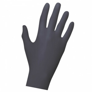Untersuchungshandschuhe Handschuhe schwarz, Nitril, unsteril puderfrei 100 Stck, Gre S