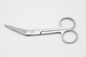 Lister Verbandschere, Listerschere, 11 cm Schere Notfall, 1. Hilfe