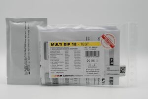 CLEARTEST Multi Dip Drogen Urintest Nachweis von 12 Drogen in Urinproben, 1 Test