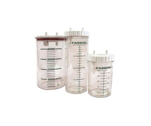 Ersatzglas Kunststoff fr Absauggert Fazzini, 1 Liter, autoklavierbar