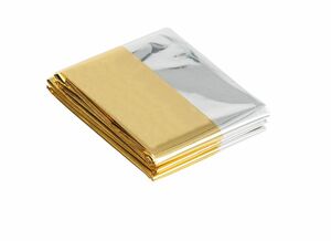 AEROuse Rettungsdecke GS1, gold/silber, 160 x 210 cm