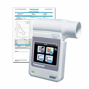 Vitalograph micro Hand-Spirometer mit PDF-Berichtssoftware und Softcase