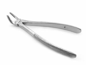 Dentalzange, Zahnarztzange, Zahnzange untere Pr�molaren Fig. 8