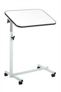 Pflegetisch, Beistelltisch, Betttisch, Bett-Tisch, wei