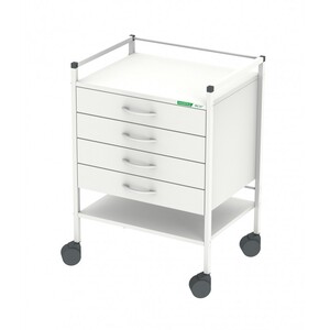 08/16� Basiswagen 60, Ger�tetisch, Ger�tewagen, 833 mm hoch, 4 Schubladen