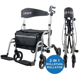 Reha Rollator & Rollstuhl Twin 2in1