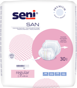 Seni San Regular - atmungsaktive anatomisch geformte Vorlage 