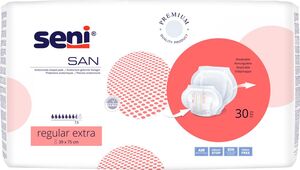 Seni San Regular Extra - atmungsaktive anatomisch geformte Vorlage