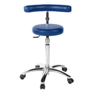 S5653 Runder Hocker mit Aluminiumfu�kreuz und multifunktionalem Arm