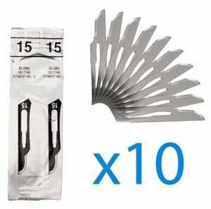 Wechselklingen, Skalpell, Skalpellklingen, 100 St., Fig.15