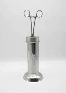 Standzylinder, Zylinder Instrumente, mit Kornzange