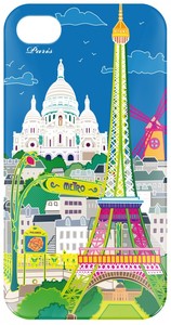 Pylones iPhone 4 Backcover-Schutzhülle - I cover Paris blau