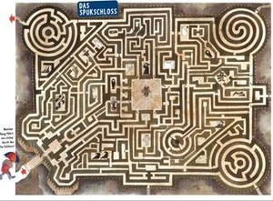 Labyrinth-Tischset - Das Spukschloss
