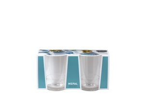 Mepal Trinkglas-Set Flow 200 ml klar, 2-teilig