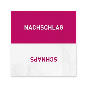 sticky jam Papierservietten - Nachschlag/Schnaps, 20 Stck