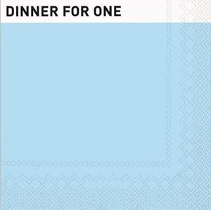 Cedon Ein-Wort-Papierservietten - Dinner for One, 20 Stck