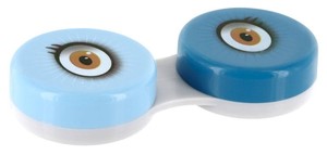 Pylones Kontaktlinsenbehälter - Plein la vue, blau