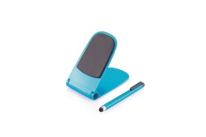 Smartphone-Halter - Push Phone Stand mit Eingabestift, blau