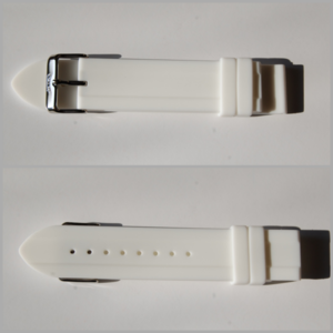 Akteo Ersatz-Armband Silikon 22 mm - wei