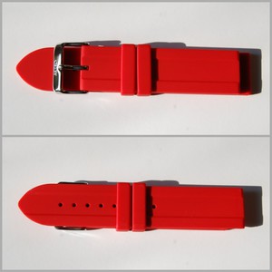 Akteo Ersatz-Armband Silikon 22 mm - signalrot