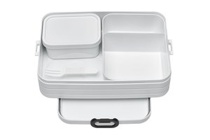 Mepal Lunchbox TAB large mit Bento-Einsatz, weiß