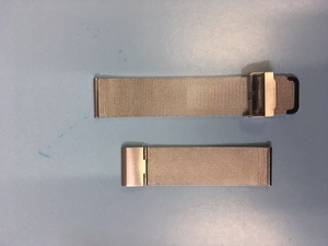 Akteo Ersatz-Armband Leder 22 mm - metall