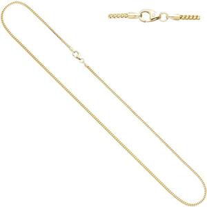 Bingokette 585 Gelbgold 1,2 mm 42 cm Gold Kette Halskette Karabiner