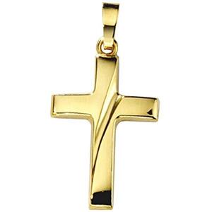 Anh�nger Kreuz 333 Gold Gelbgold KreuzAnh�nger Goldkreuz