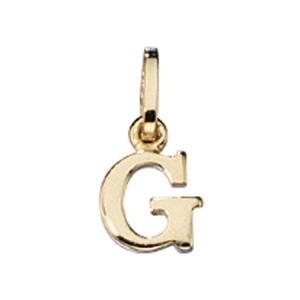 Anhnger Buchstabe G 333 Gold Gelbgold Buchstabenanhnger