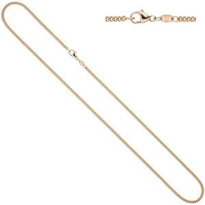 Panzerkette 585 Rotgold 2 mm 50 cm Halskette Karabiner