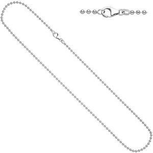 Kugelkette 925 Silber 3 mm 60 cm Halskette Kette Silberkette Karabiner