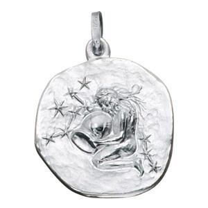 Anh�nger Sternzeichen Wassermann 925 Silber matt