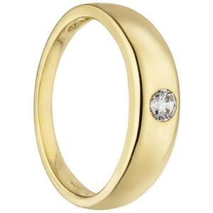 Kinder Taufring 333 Gold Gelbgold 1 Zirkonia Taufanh�nger