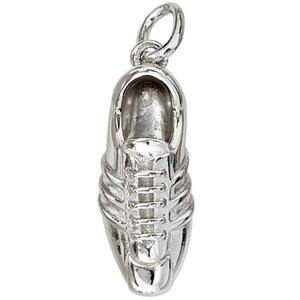 Anh�nger Fu�ball Fu�ballschuh 925 Sterling Silber rhodiniert