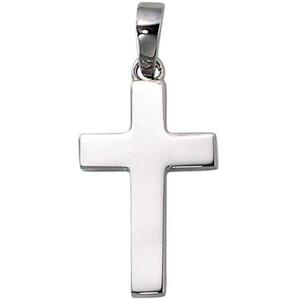 Anh�nger Kreuz 925 Sterling Silber rhodiniert Kreuz Anh�nger