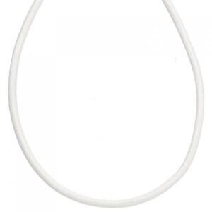 Leder Halskette Kette Schnur weiß 100 cm