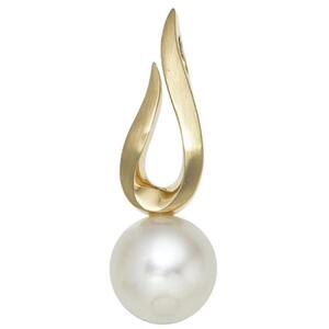 Anh�nger 585 Gelbgold 1 S��wasser Perle Perlen Anh�nger