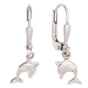 Kinder Boutons Delfin 925 Sterling Silber Ohrringe Ohrh�nger