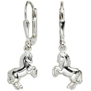 Kinder Boutons Pferd Pferde 925 Silber Ohrringe Ohrh�nger