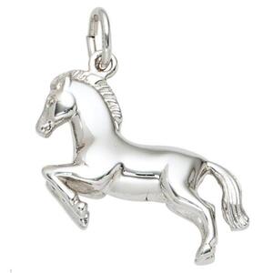 Anh�nger Pferd 925 Sterling Silber rhodiniert