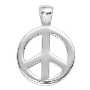 Anh�nger Peace 925 Sterling Silber rhodiniert
