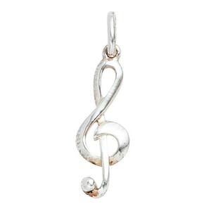 Anhnger Noten Schlssel Musik 925 Sterling Silber rhodiniert