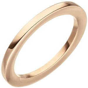 Damen Ring 585 Gold Rotgold Rotgoldring (Gr��e: 54)