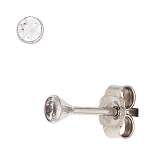 Ohrstecker 333 Wei�gold 2 Zirkonia