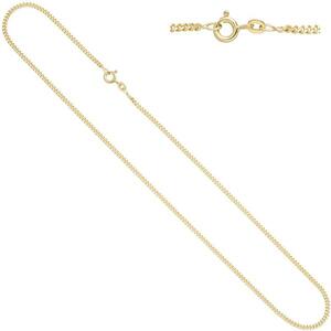 Panzerkette 333 Gelbgold 2,1 mm 50 cm Halskette Federring
