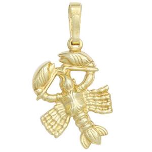 Kettenanh�nger Sternzeichen Krebs 333 Gelbgold